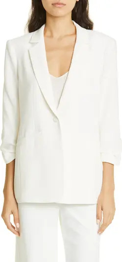 Khloe Ruched Sleeve Blazer | Nordstrom