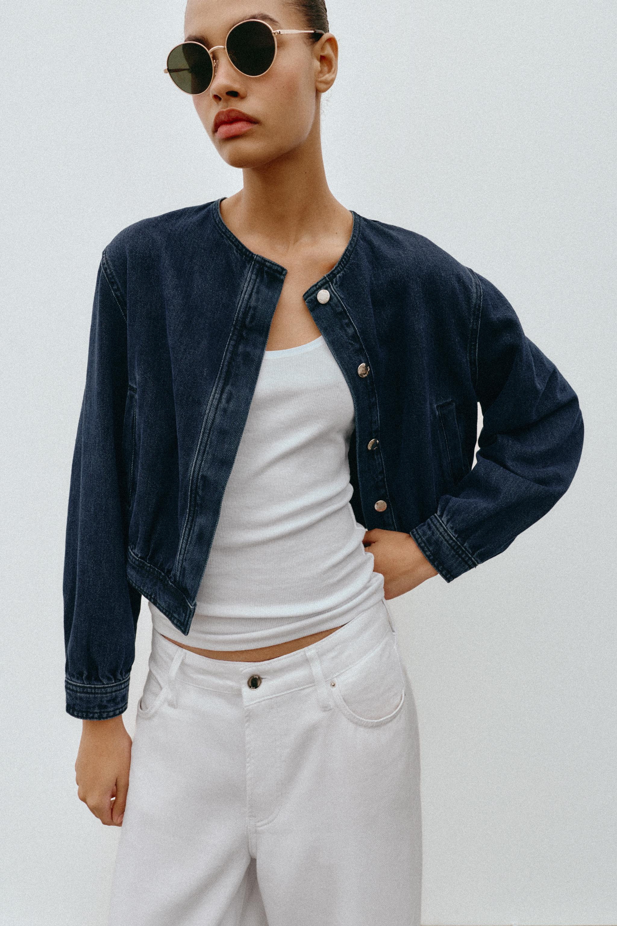 Z1975 DENIM BOMBER JACKET | Zara US