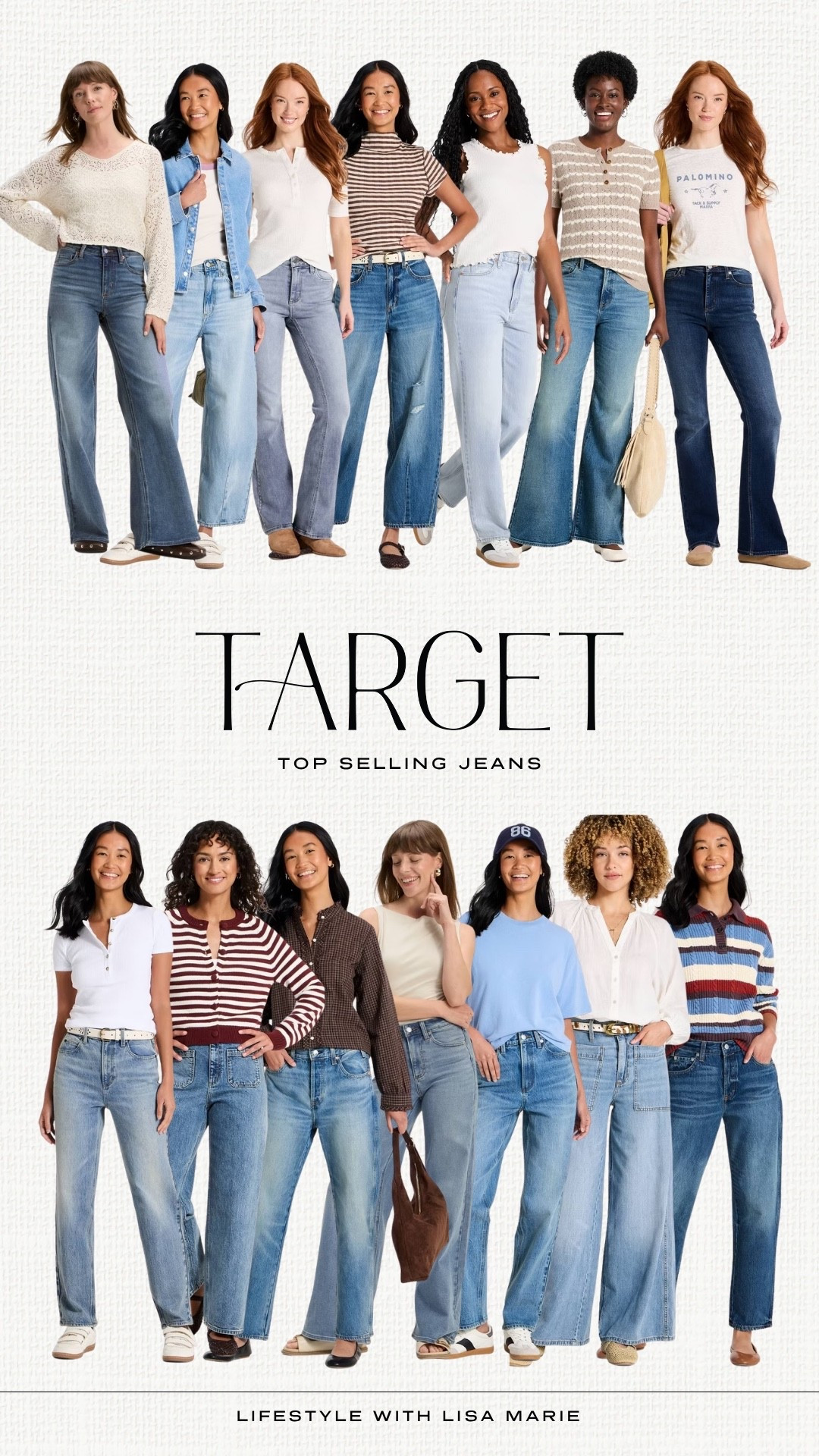 Target jeans are on major sale for Labor Day! Fall outfits. Fall style. Wide leg jeans. Palazzo jeans. Straight leg jeans. Flare jeans. Skinny jeans.

#LTKootd #LTKgrwm #LTKSeasonal