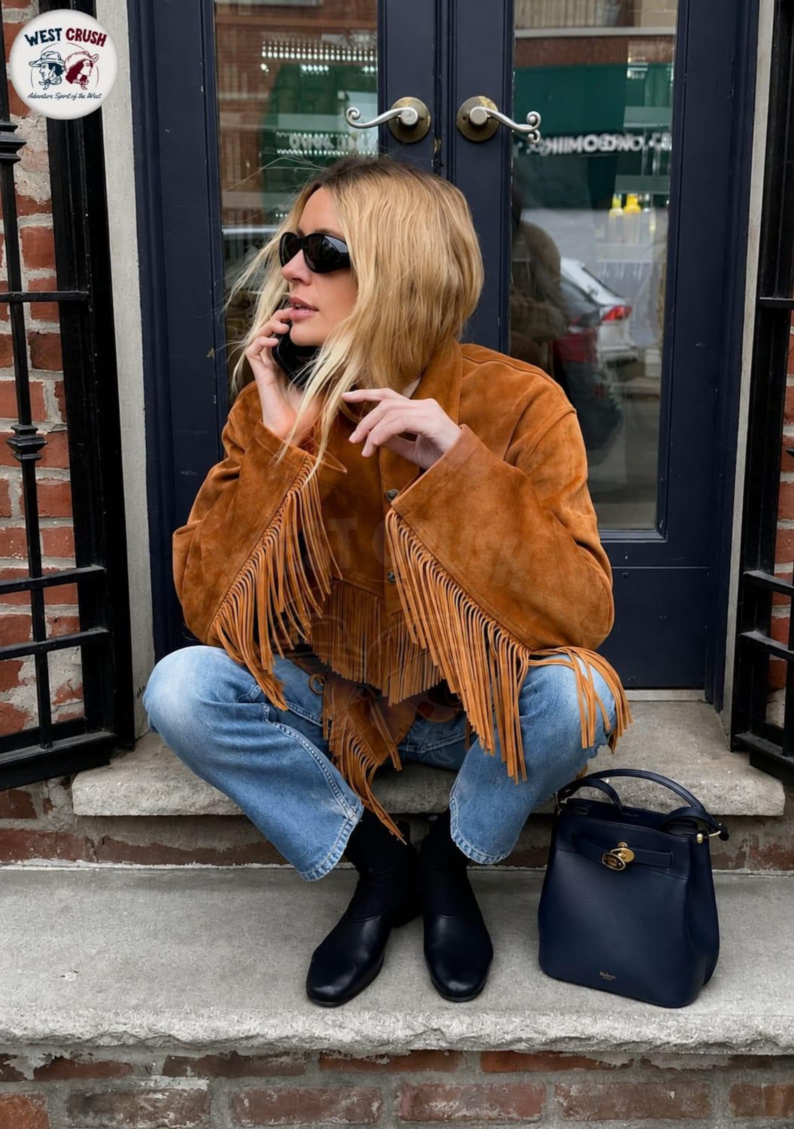Tan Suede Fringes Jacket for Women | Western Boho Cowgirl Coat | Vintage Cowgirl Suede Leather Ja... | Etsy (Global)