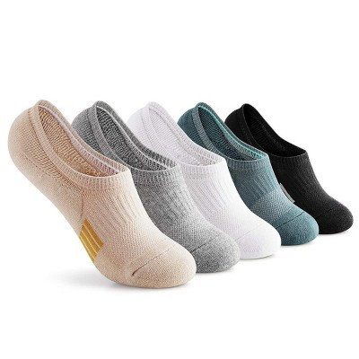 No Show Ankle Socks for Women - 5-Pairs Cushioned & Breathable for Running & Casual Wear,Neutral Luxe | Target
