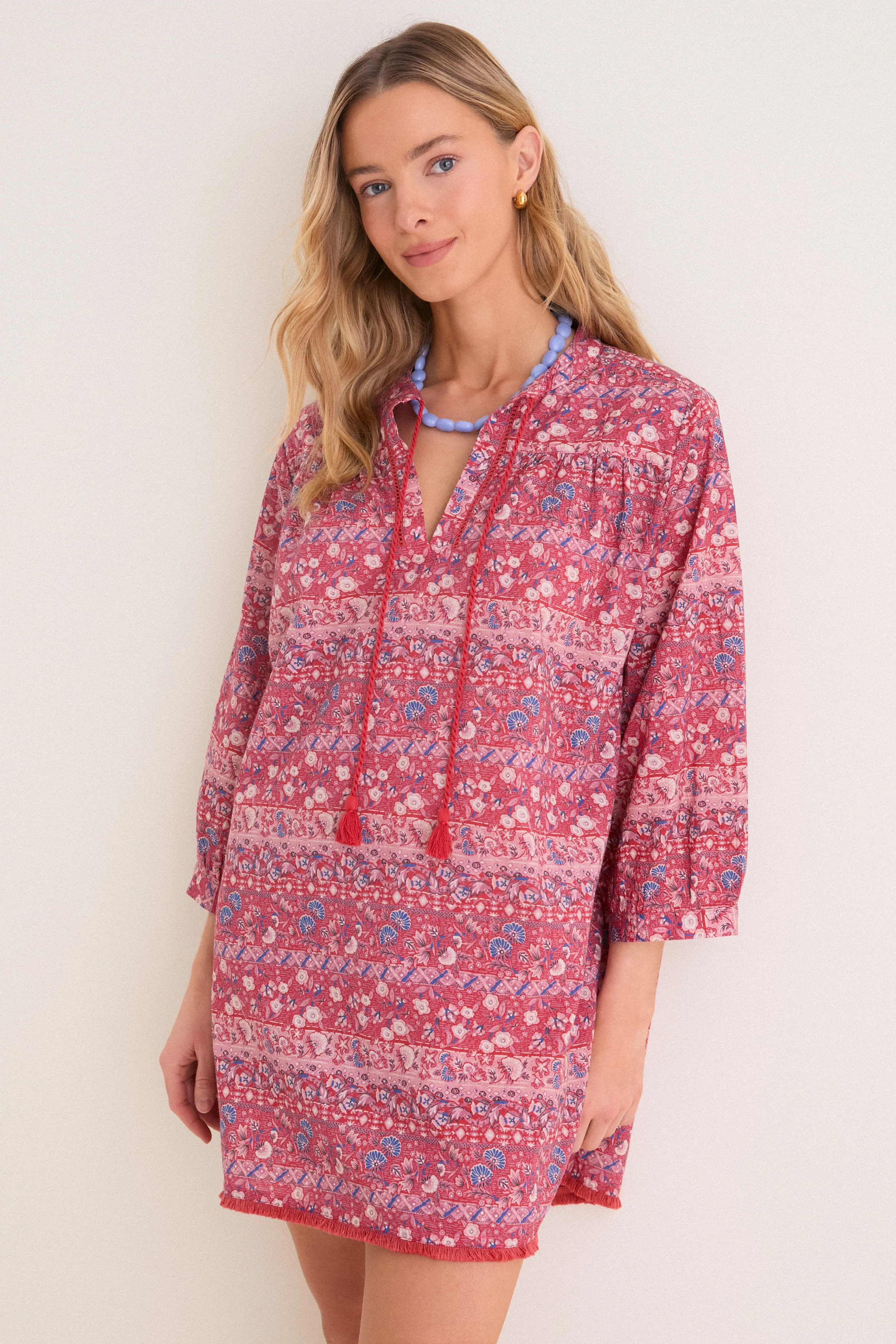 Americana Batik Stripe Bondi Coverup | Tuckernuck (US)