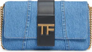 Chain Strap Denim Shoulder Bag | Nordstrom