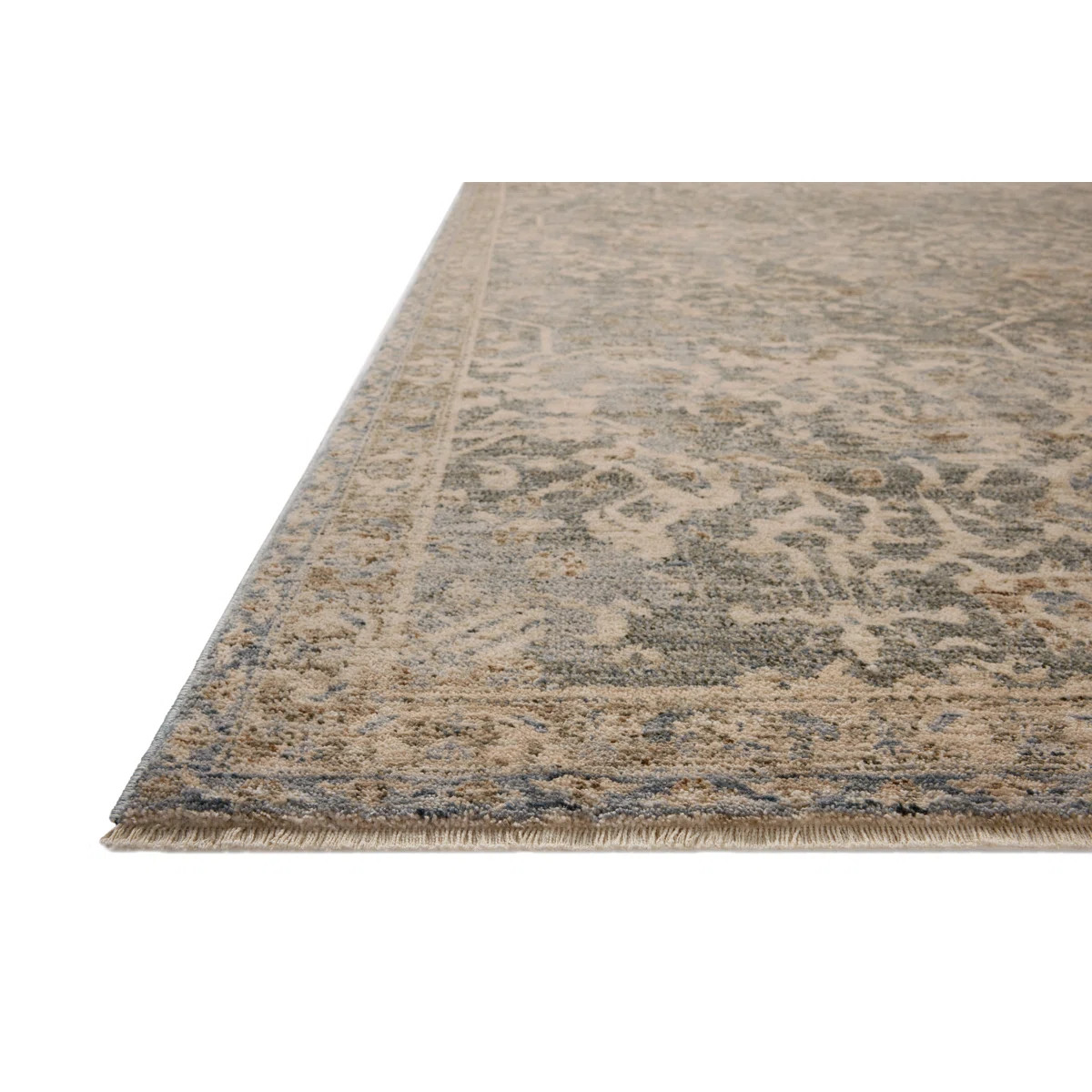 Magnolia Home by Joanna Gaines x Loloi Junie Blue / Natural Area Rug | Wayfair North America