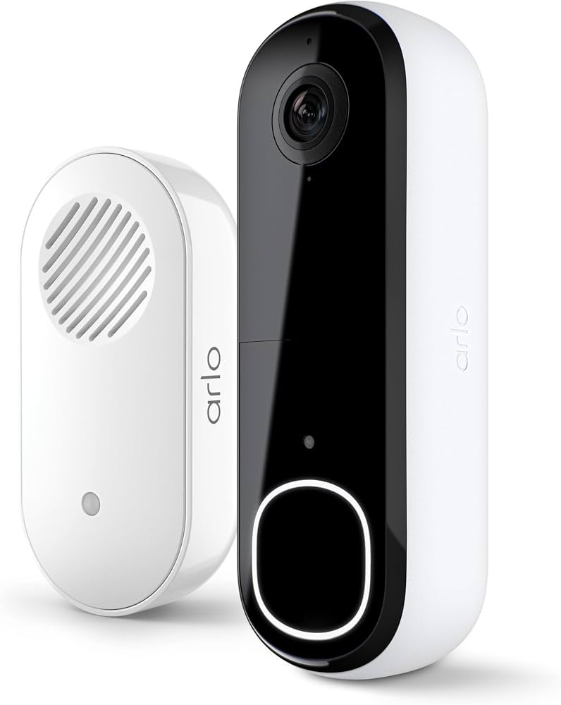 Arlo Video Doorbell 2K (2nd Gen) Wireless or Wired - 1-Cam + Chime | Amazon (US)