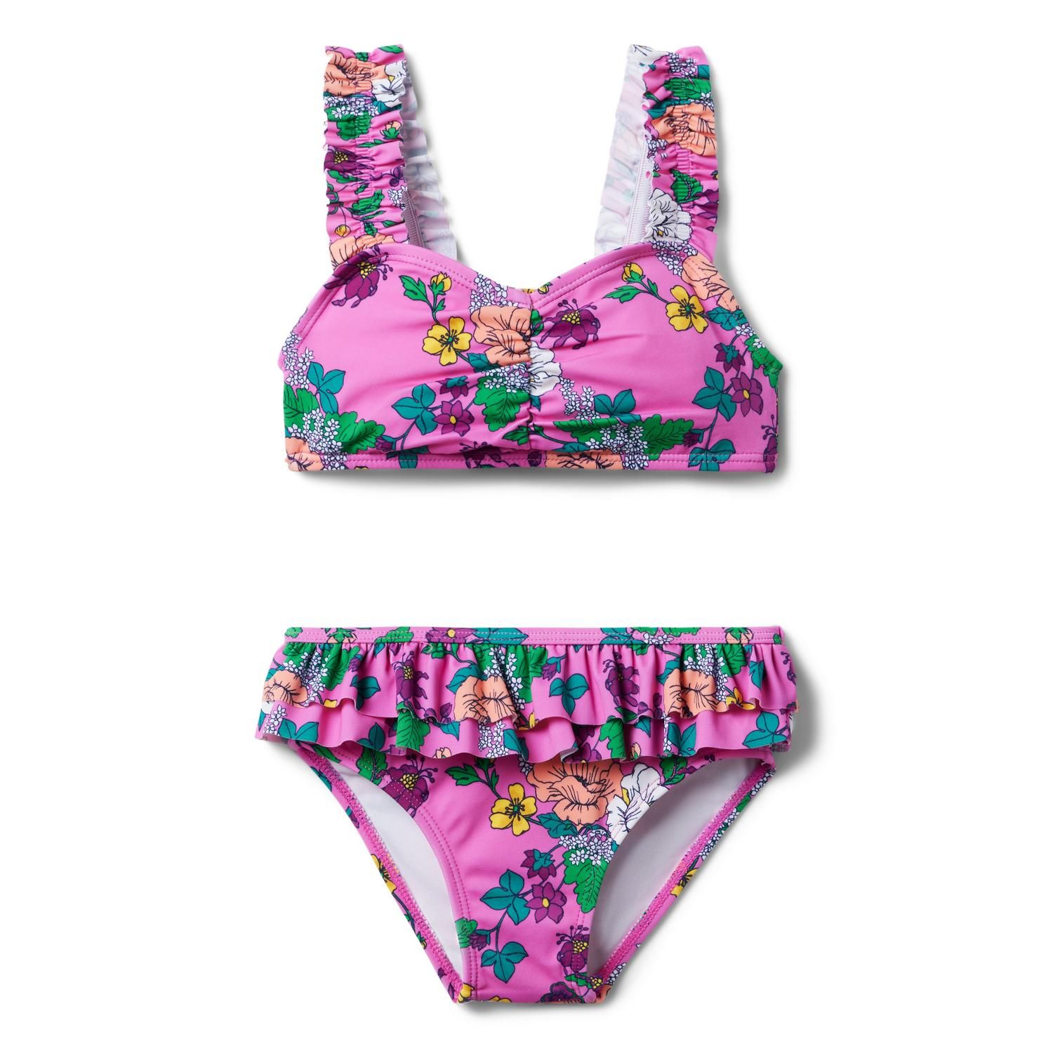 Recycled Floral Ruffle 2-Piece Swimsuit | Janie and Jack