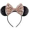 Pink Stitch Headband, Minnie Ears, for Women Girls, One Size, Plastic, Nylon, Hairband, Unisex, 1... | Amazon (US)