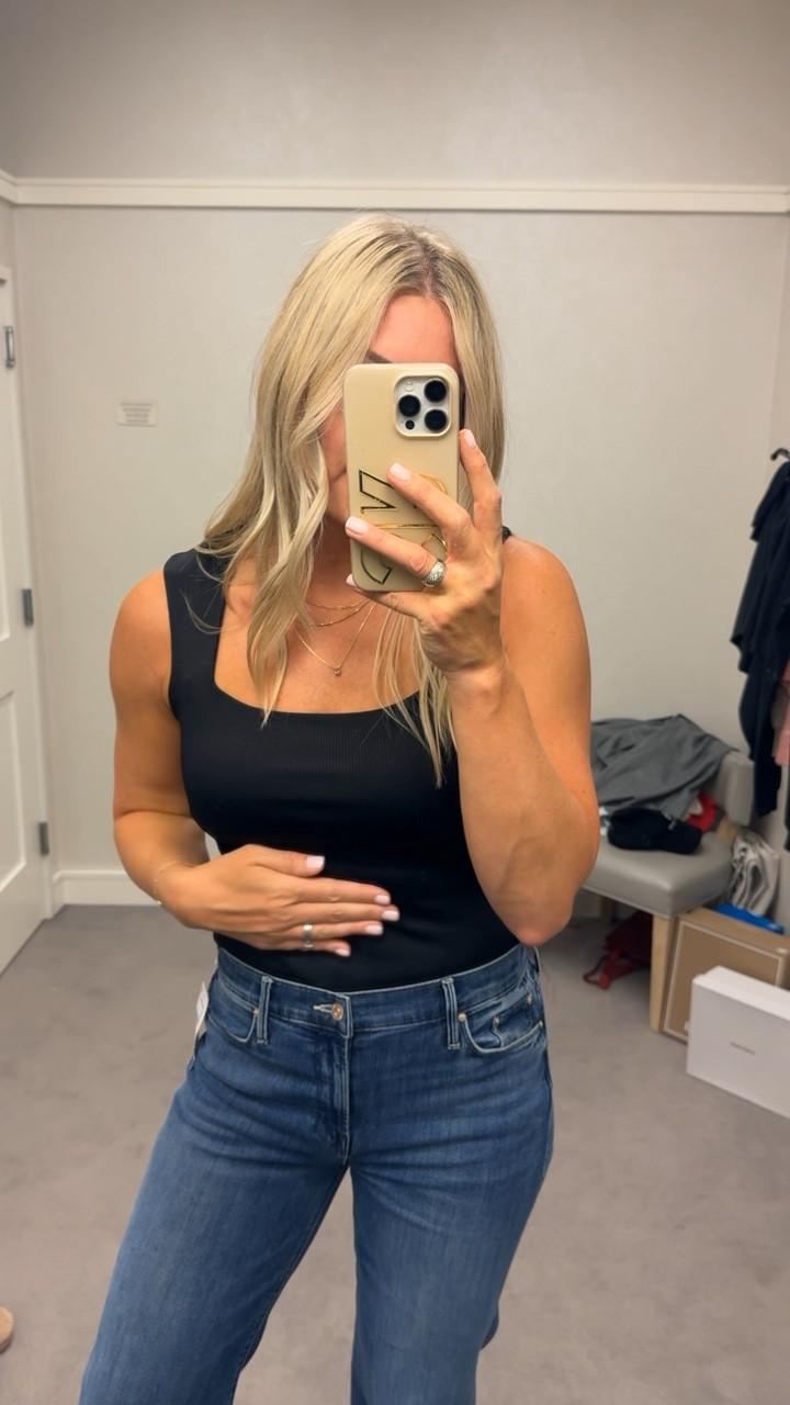 BP bodysuit that’s comes in four colors 
I like how the large fits because no one like a small bodysuit lol 
Mother demin
NSale 
Nordstrom Anniversary Sale 

#LTKFindsUnder50 #LTKxNSale #LTKSaleAlert