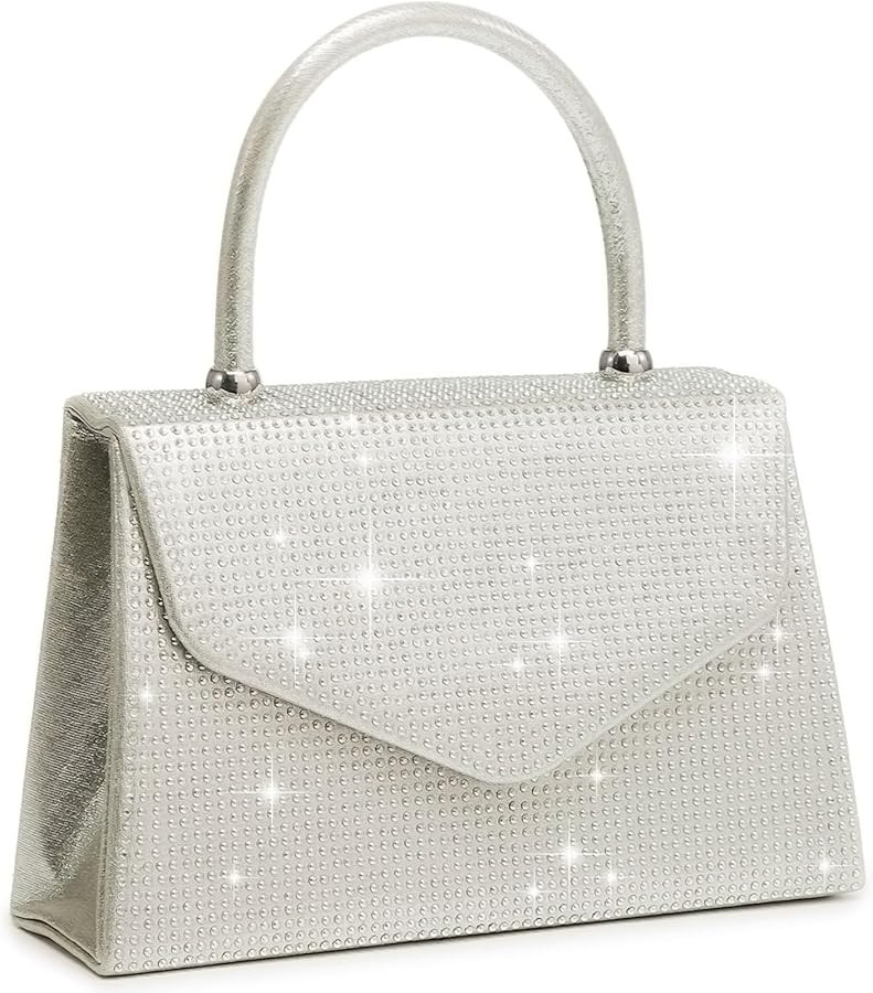 Dasein Women's Evening Bag Party Clutches Wedding Purses Cocktail Prom Handbags with Frosted Glit... | Amazon (US)