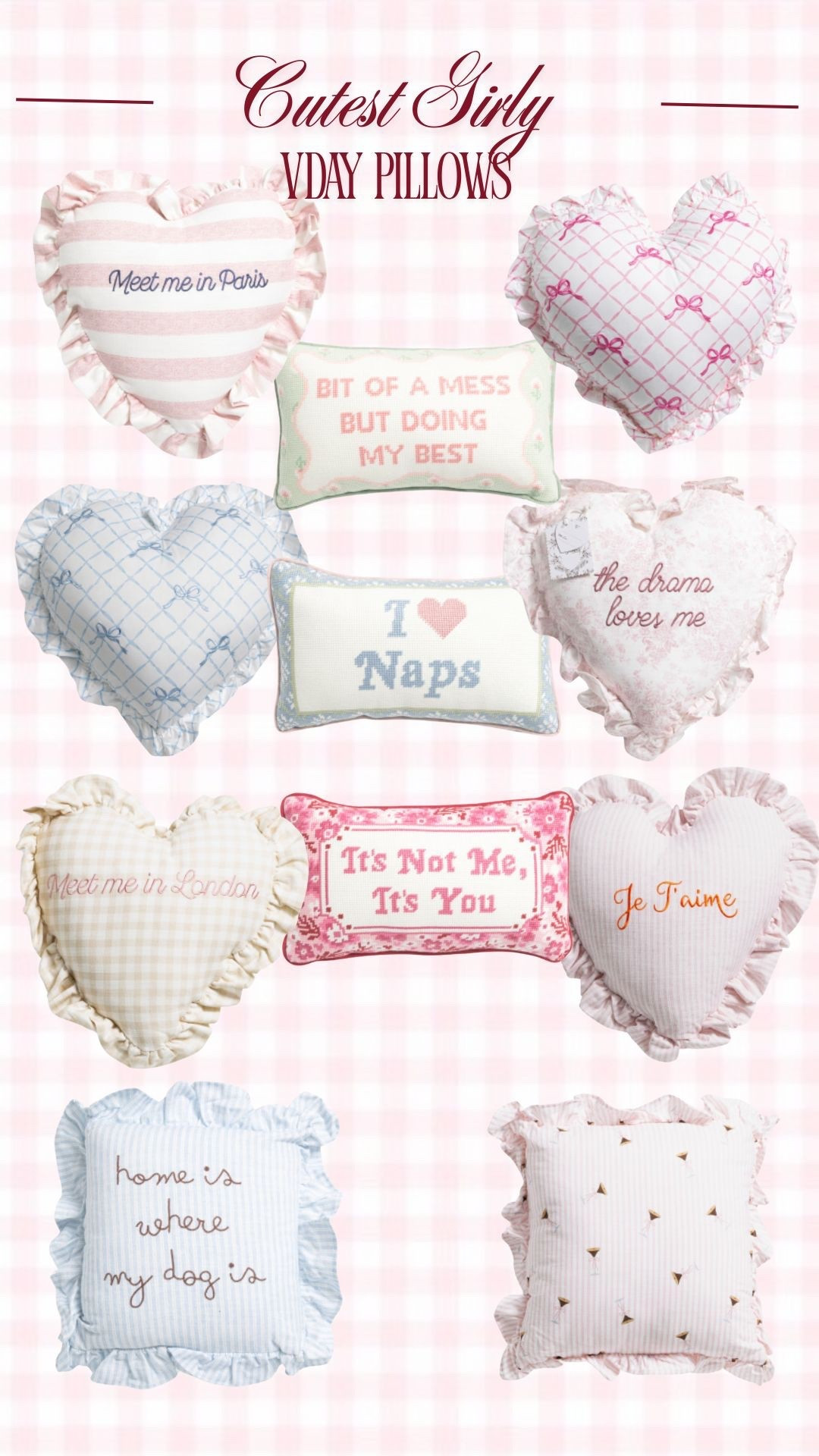 Adorable valentines decor // Valentine’s Day pillows under $30 

#LTKHome #LTKSeasonal #LTKFindsUnder50