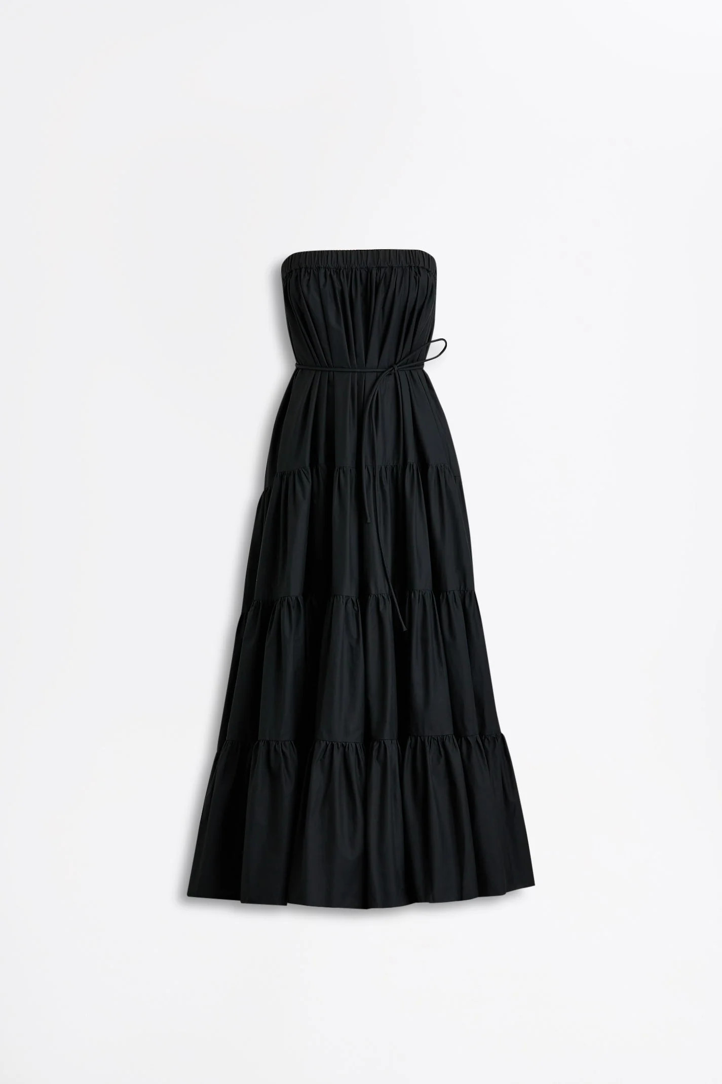PARACHUTE COTTON TIER DRESS - BLACK - Scanlan Theodore | Scanlan Theodore US