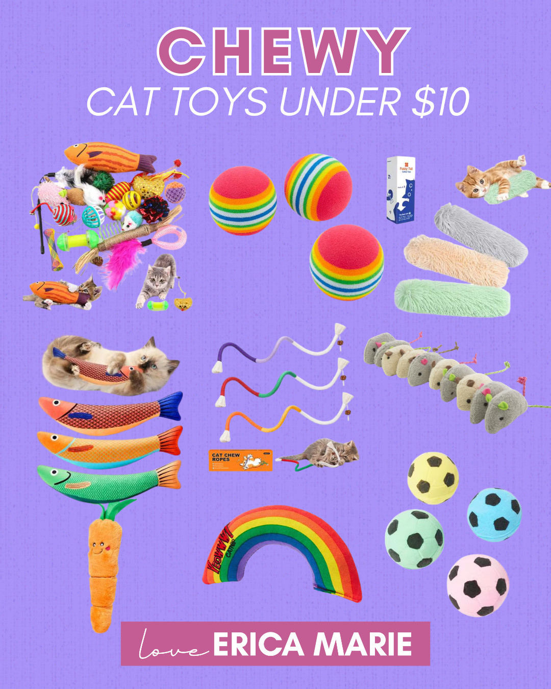 Treat your cat to some fun new toys with these finds! Lots of interactive goodies to keep them busy. #Cattoys #Pets #Cat #Pettoys 

 #LTKSaleAlert