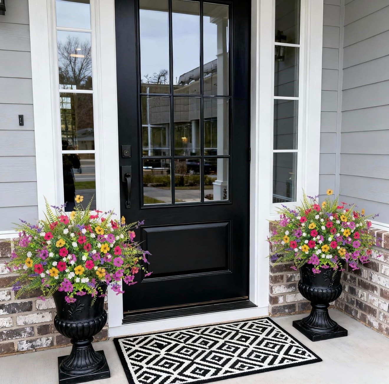 Artificial Fake Flowers for Outdoor Decoration 12 PCS Faux Silk Daisy Flowers for Outdoor Planters Fern Boxwood Monkey Grass UV Resistant for Outside Home Porch Patio Planter Decor

#LTKSaleAlert #LTKHome #LTKSeasonal