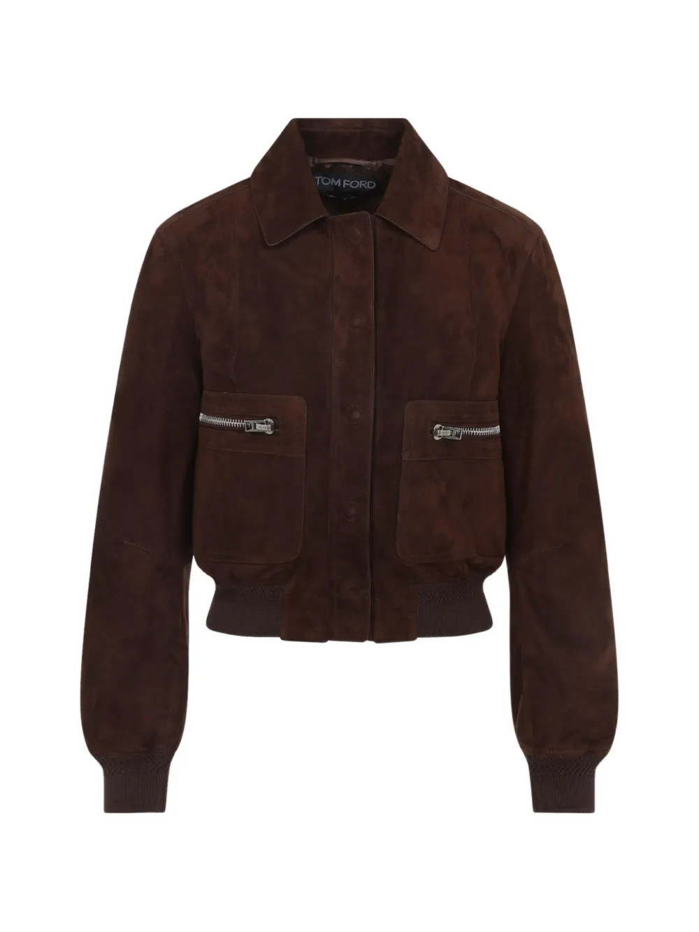 TOM FORD suede jacket - Brown | Farfetch Global