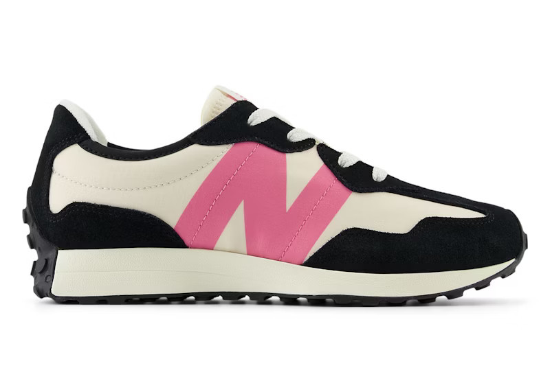 New Balance 327 Sneakers in Black/Real Pink | StockX