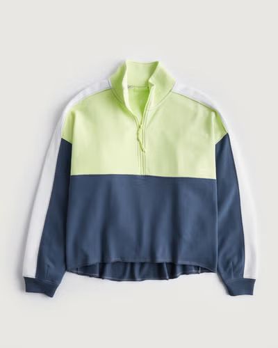 Women's Gilly Hicks Fleece Quarter-Zip Sweatshirt | Women's Activewear | HollisterCo.com | Hollister (US)