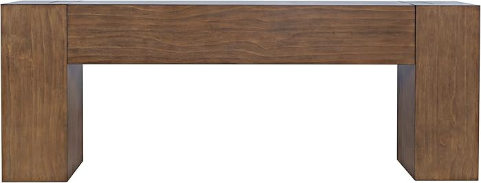 Jofran Taos Modern Rustic Luxury 79" Dovetailed Sofa Console Table,Chestnut | Amazon (US)