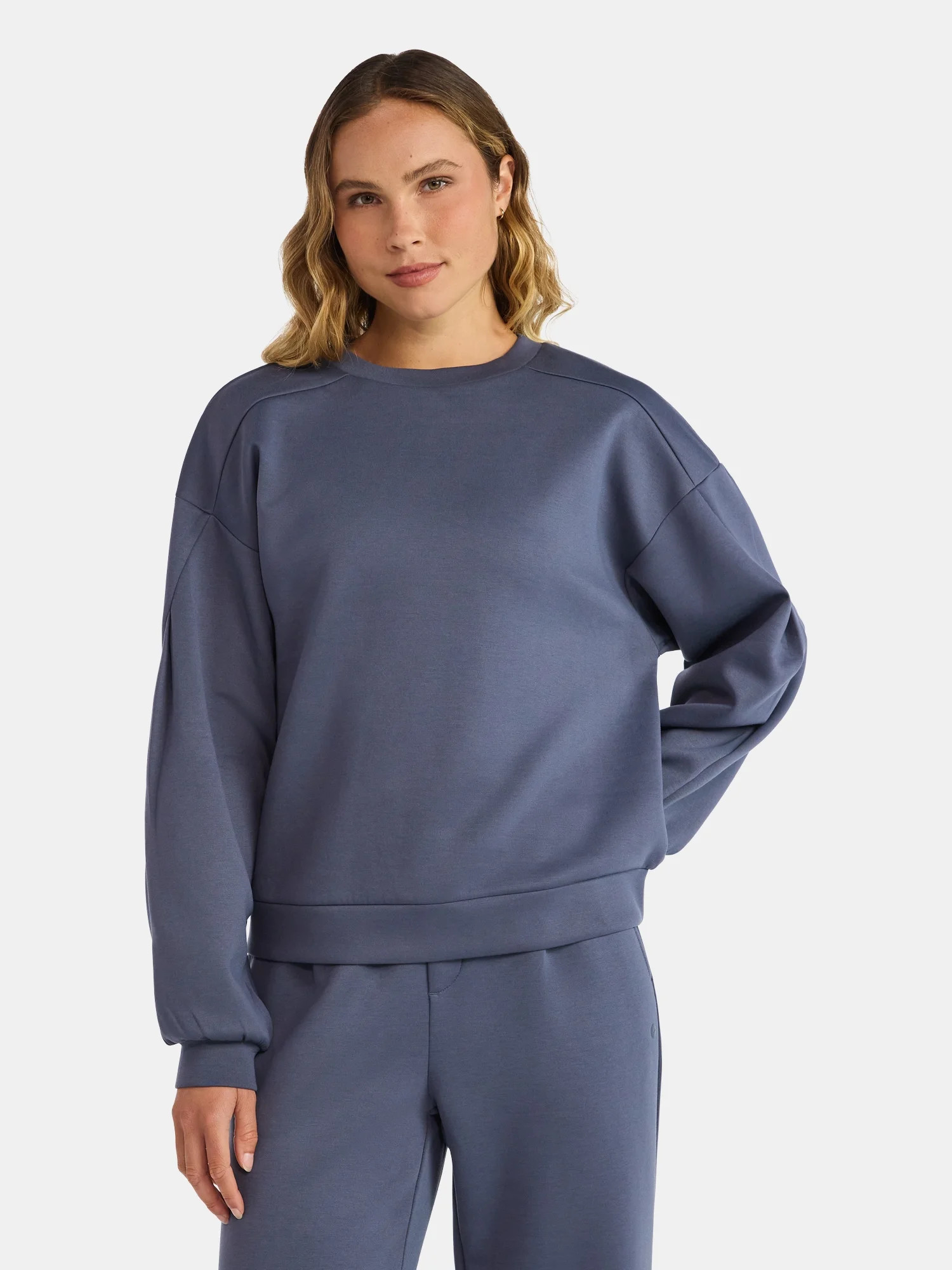 Avia Women's Luxe Fleece Crewneck Sweatshirt, Sizes XS-XXXL | Walmart (US)
