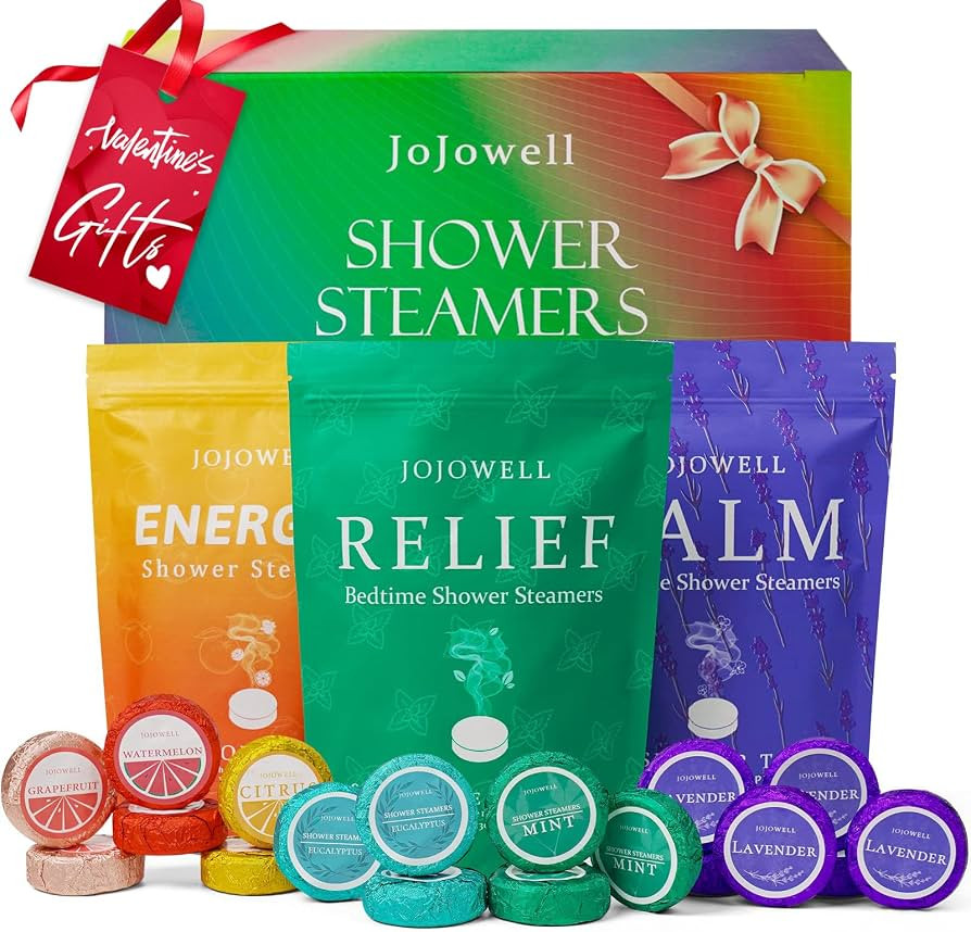 Shower Steamers Aromatherapy - 18 Pack Shower Bombs Birthday Gifts for Women, Organic Essential O... | Amazon (US)
