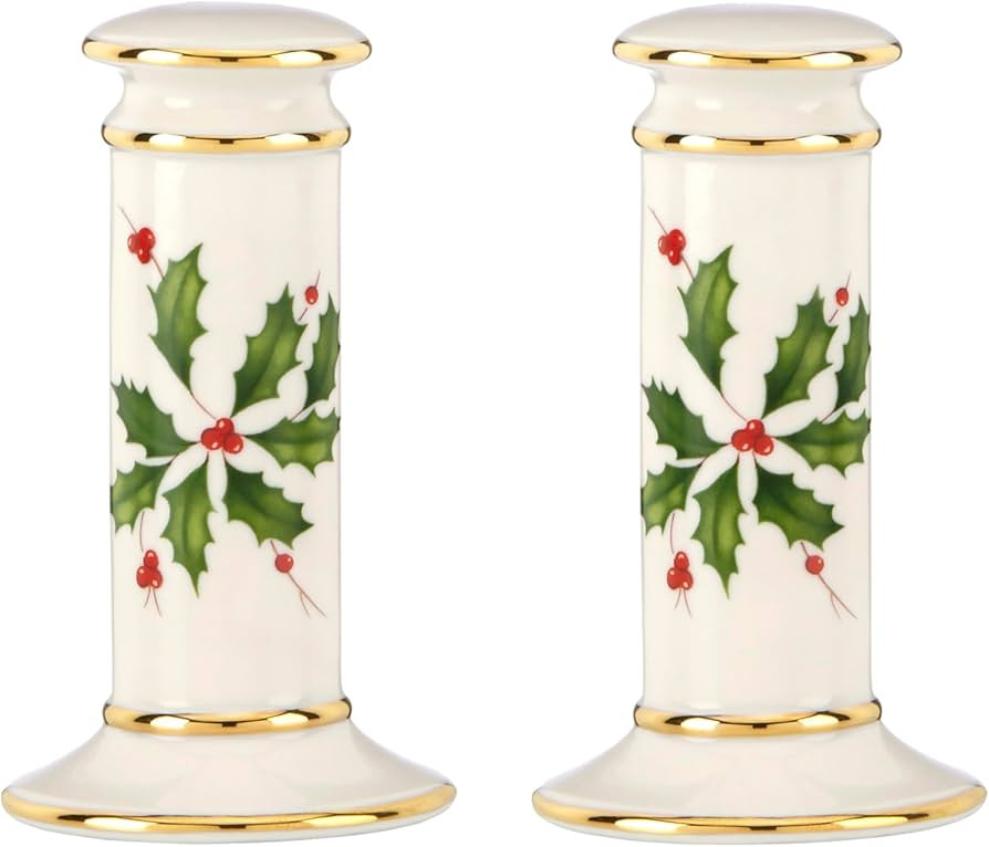 Lenox 840149 Holiday Salt & Pepper Set, Christmas Hosting | Amazon (US)