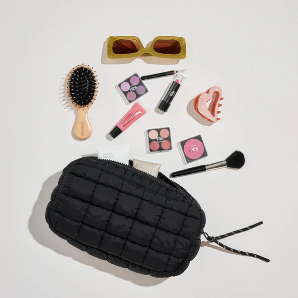 Cloud Nine - Quilted Puffer Nylon Cosmetic & Travel Organizer Pouch | Urban Expressions