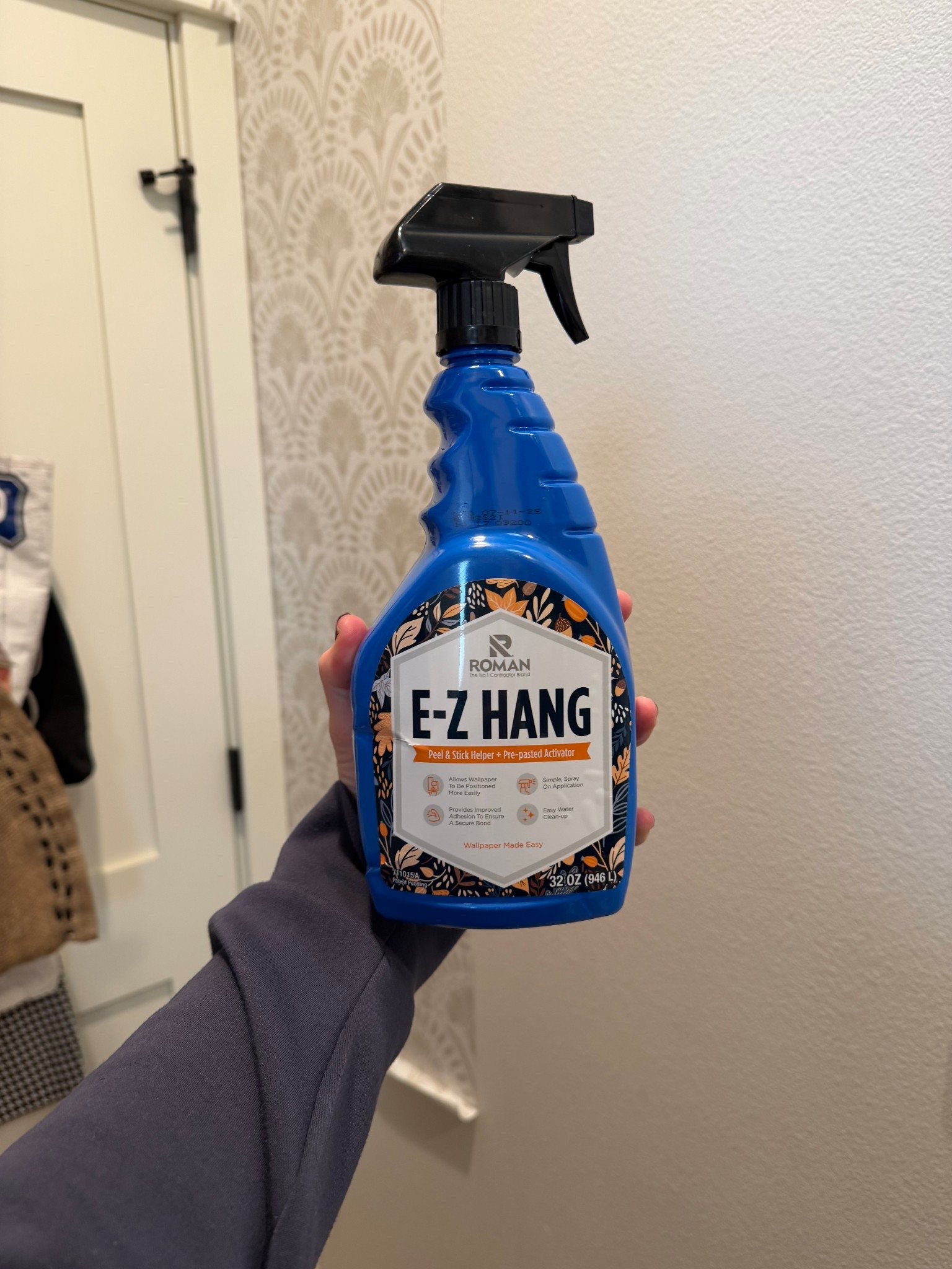 A must have for your next peel and stick wallpaper project! 