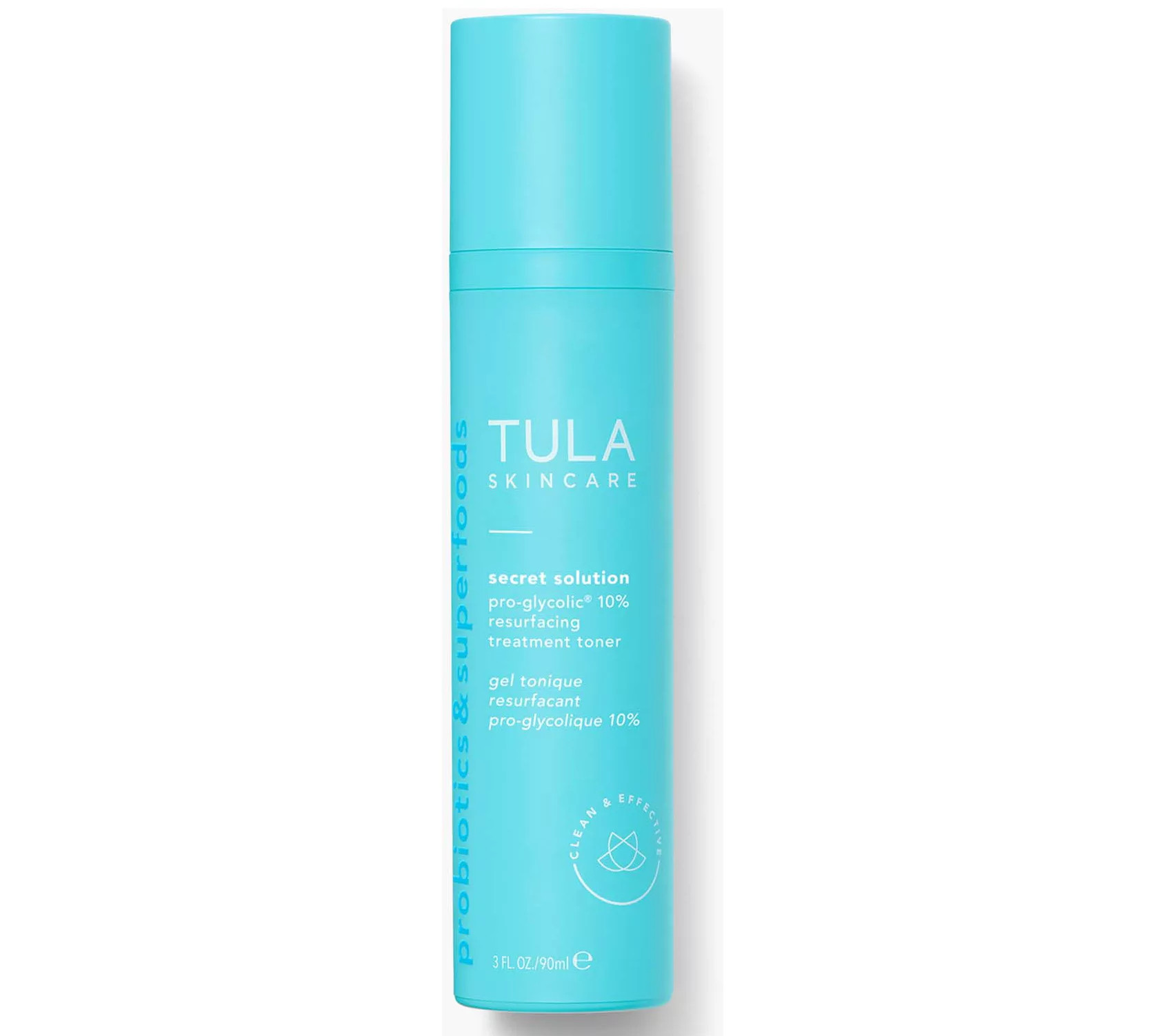 TULA Secret Solutions Pro-Glycolic 10% Resurfac ing Toner | QVC