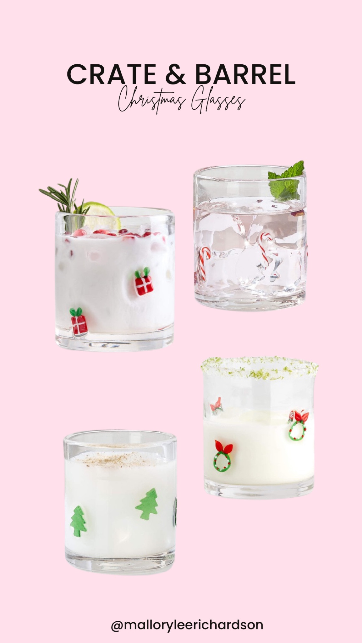 Crate & Barrel Christmas glasses, juice glass, Christmas dishes, festive, seasonal, holiday decor, Christmas cups

#LTKHome #LTKSeasonal #LTKFindsUnder50