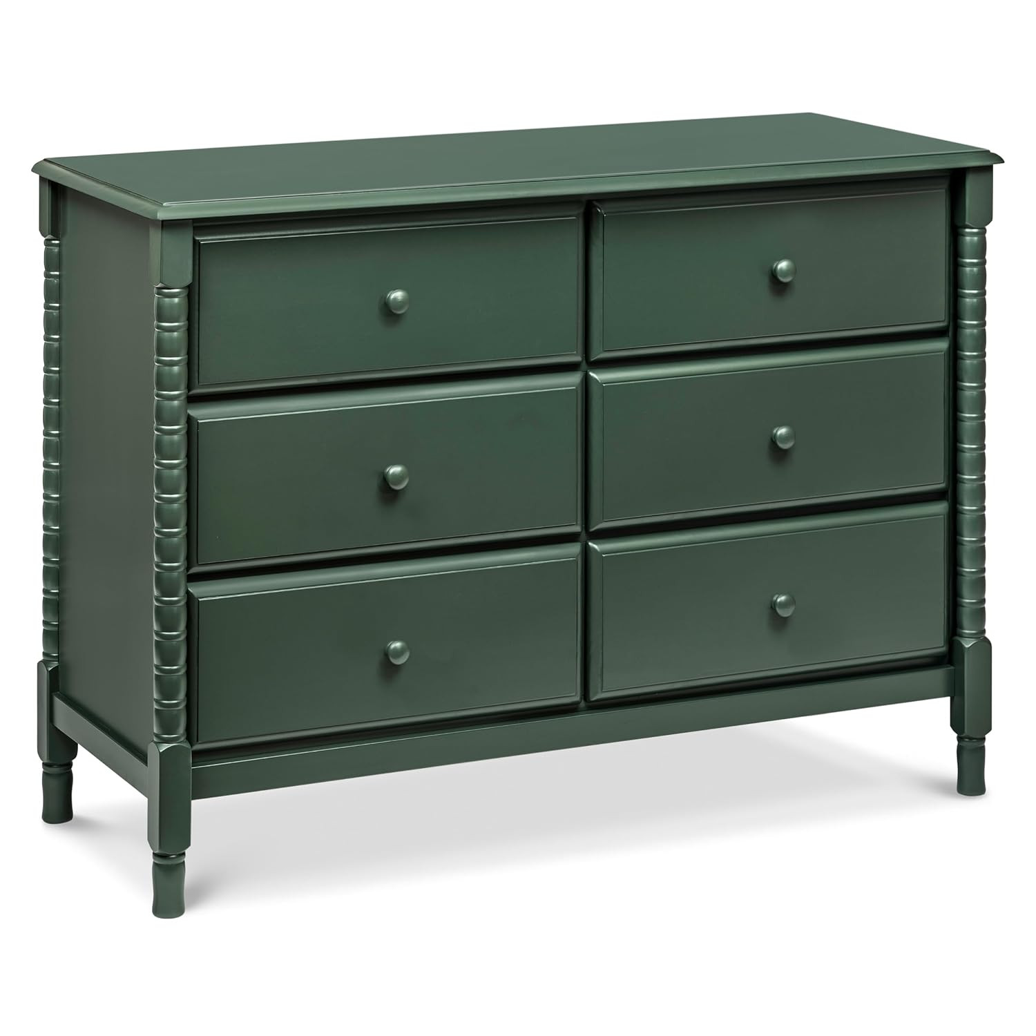 DaVinci Jenny Lind Spindle 6-Drawer Baby Dresser, Forest Green | Amazon (US)