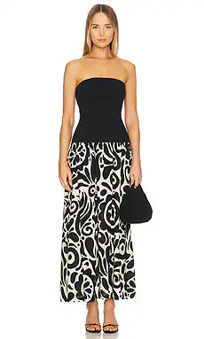 The Wolf Gang Alyss Maxi Dress in Noir Floral from Revolve.com | Revolve Clothing (Global)