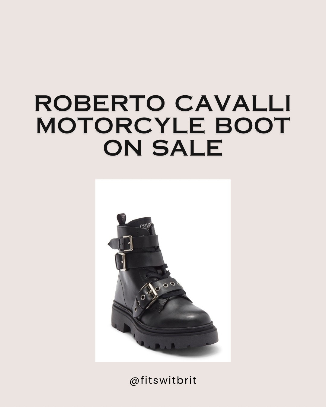 Roberto Cavalli Motorcycle Boot on sale  

#LTKSaleAlert #LTKShoeCrush #LTKStyleTip