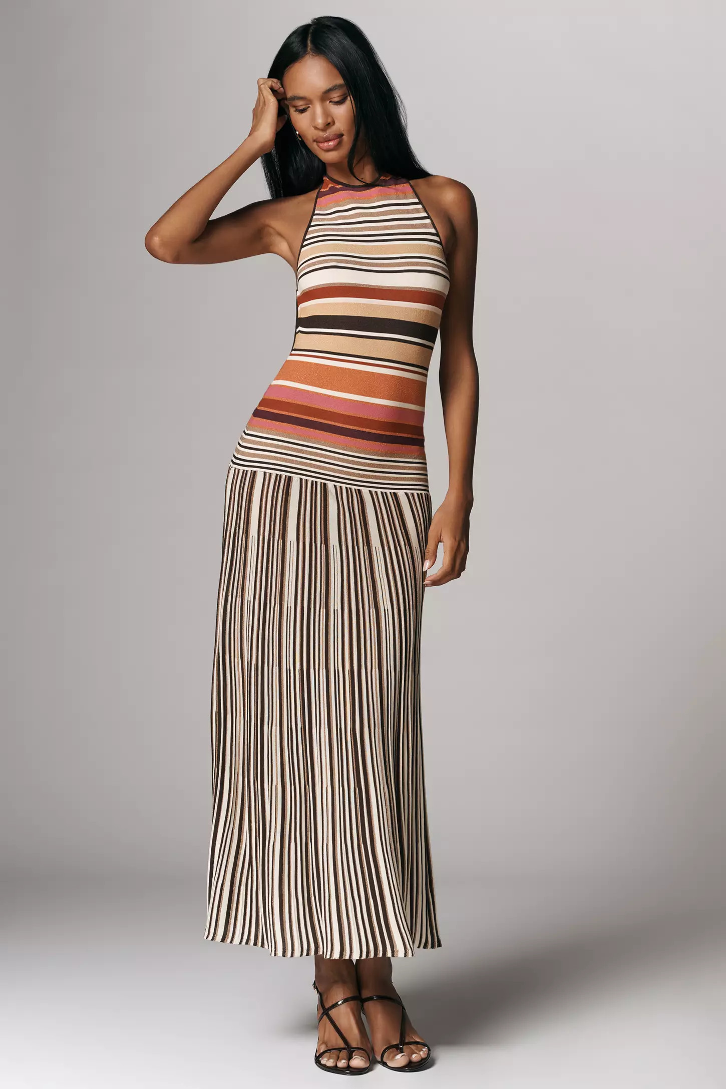 Faithfull The Brand Maretta Sleeveless High-Neck Maxi Dress | Anthropologie (US)