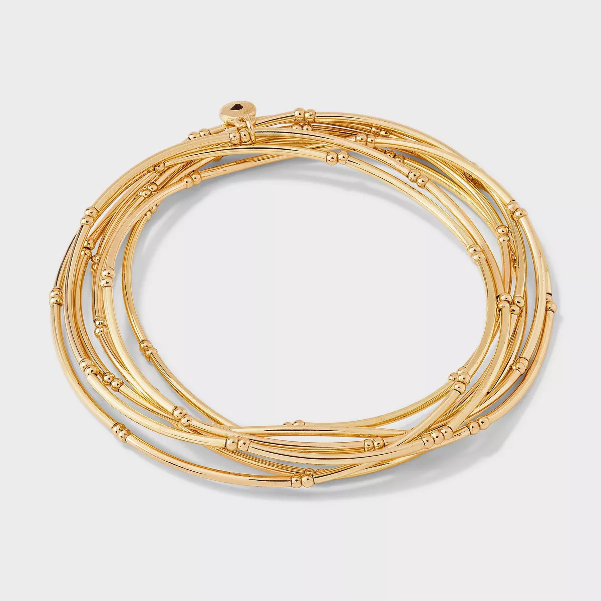 Tube Stretch Bracelet Set 7pc - Universal Thread™ Gold | Target
