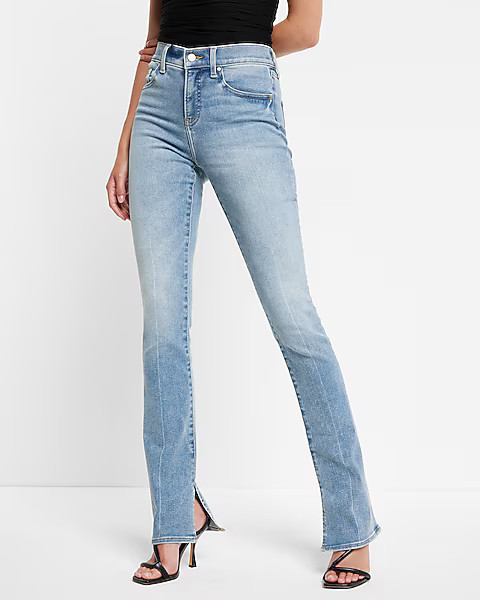 Mid Rise Light Wash Skyscraper Jeans | Express