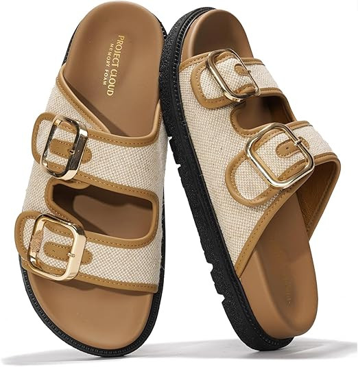 Project Cloud Platform Summer Sandals for Women 2025 - Comfortable and Adjustable Straps Summer S... | Amazon (US)