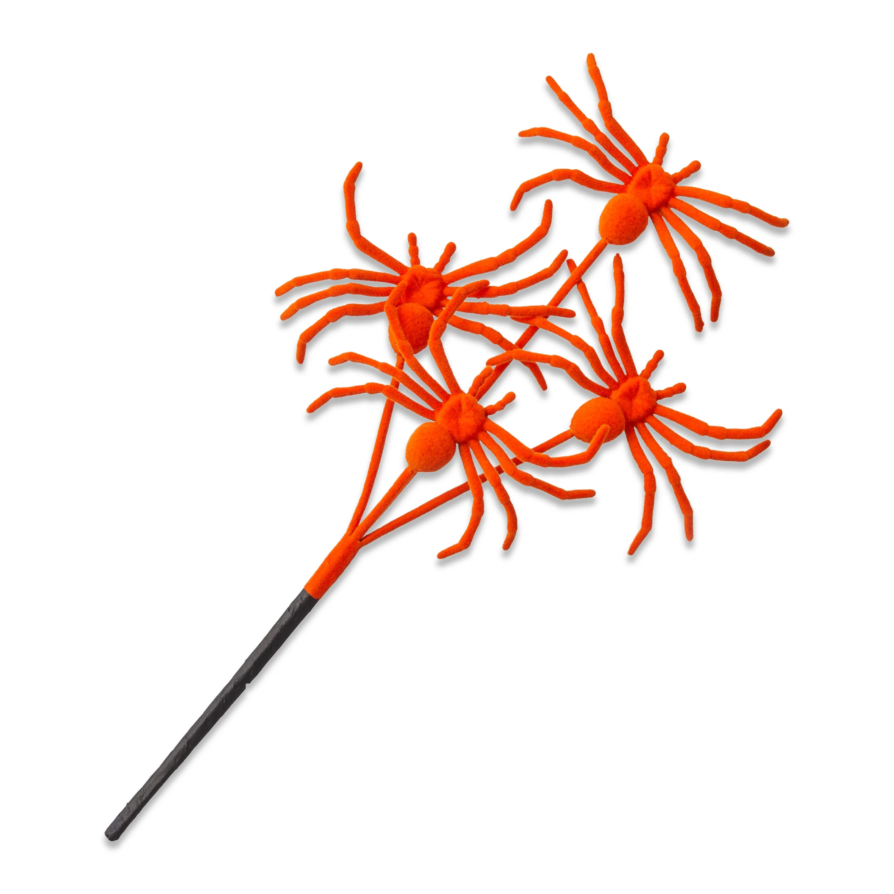 Orange Flocked Spider Pick, 13", Summer Frights by Way To Celebrate | Walmart (US)