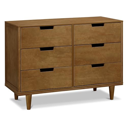 DaVinci Marley 6-Drawer Dresser - Baby Dresser for Nursery - Kids Bedroom Furniture - Double Chest of Drawers for Toddler Boys and Girls - Versatile Wood Dresser for Living Room, Hallway - Walnut | Amazon (US)