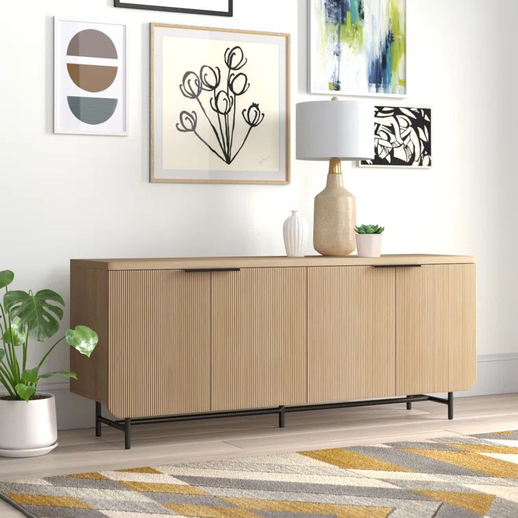 Ludlow Reeded 4-Door Sideboard | Wayfair North America