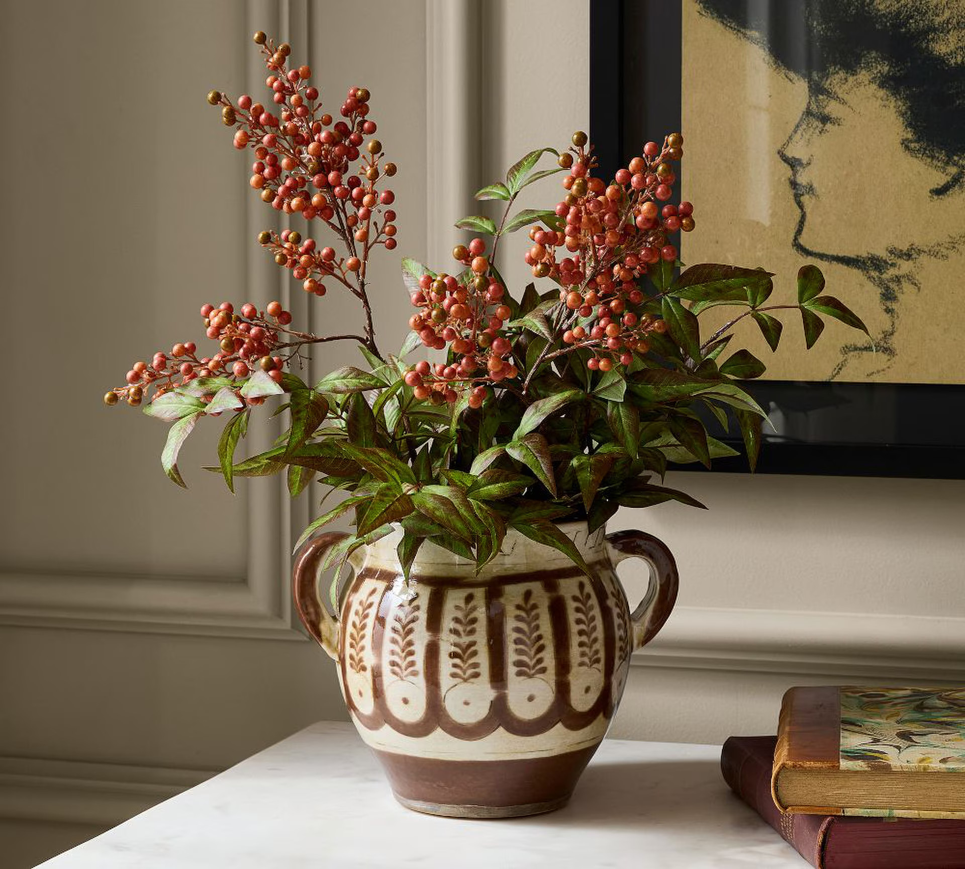 Faux Mauve Berry Branch | Pottery Barn UK