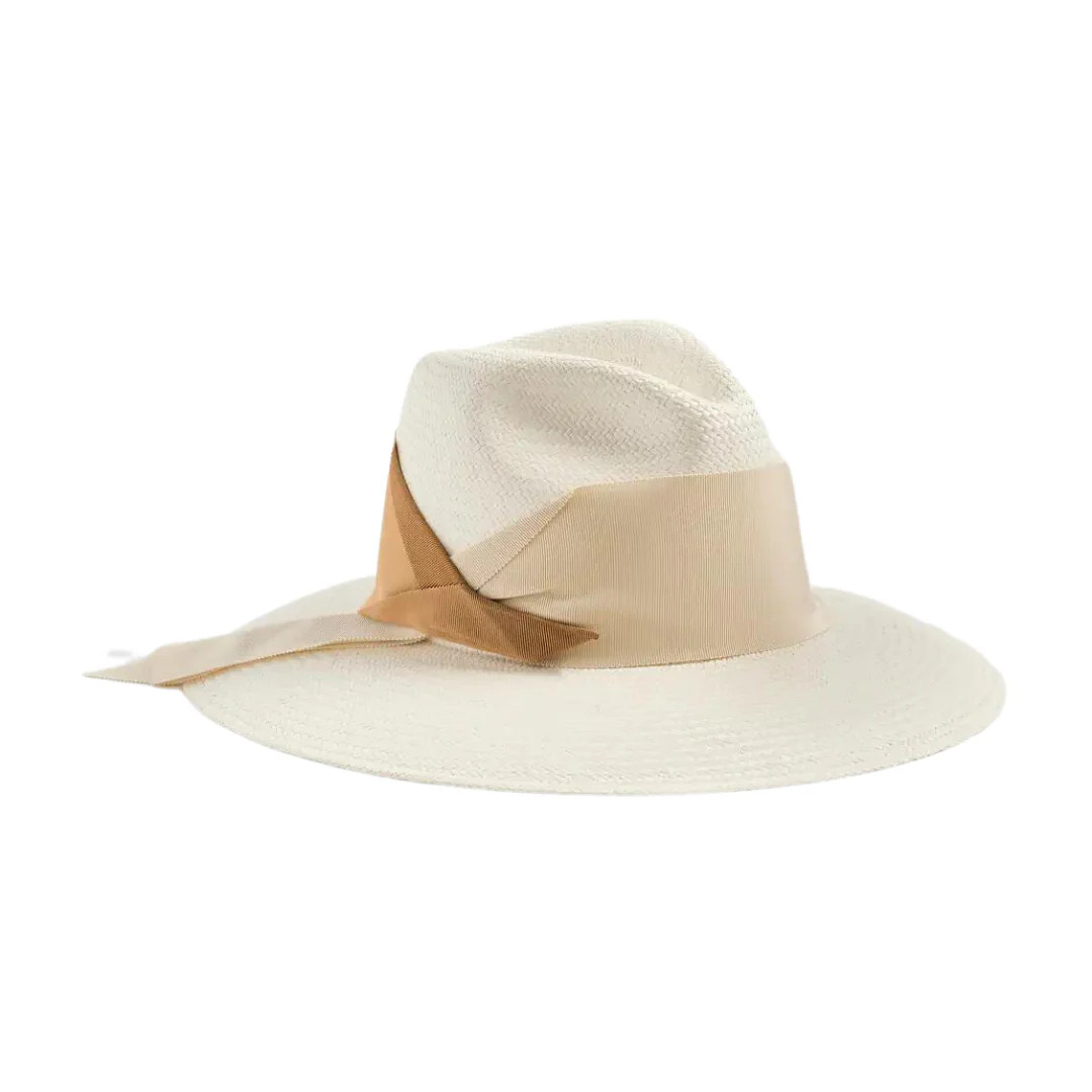 Gardenia Hat, Bone/Camel | The Avenue