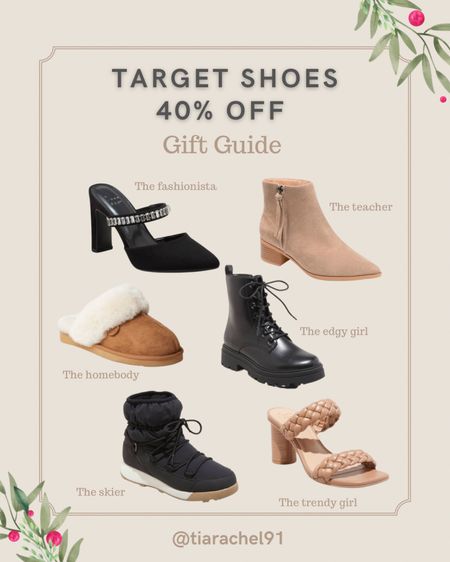 Target shoes 40% off! 
Cyber Monday deals / gifts for her 

#LTKGiftGuide #LTKshoecrush #LTKsalealert