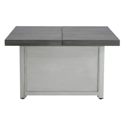 Extendable Rectangle Aluminum Alloy Fire Pit Table, 50,000BTU | Wayfair North America