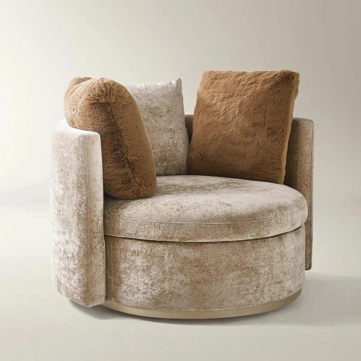 Stria Swivel Accent Chair | Z Gallerie