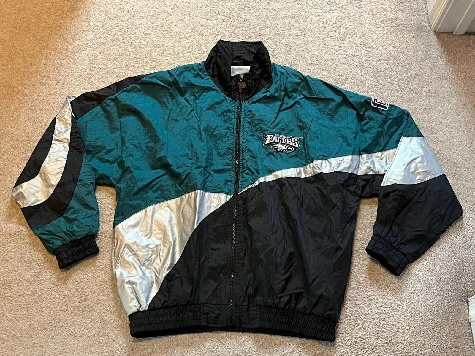 VTG Rare 1990's Pro Player Philadelphia Eagles Sewn NFL Experience GD/L Jacket | eBay US