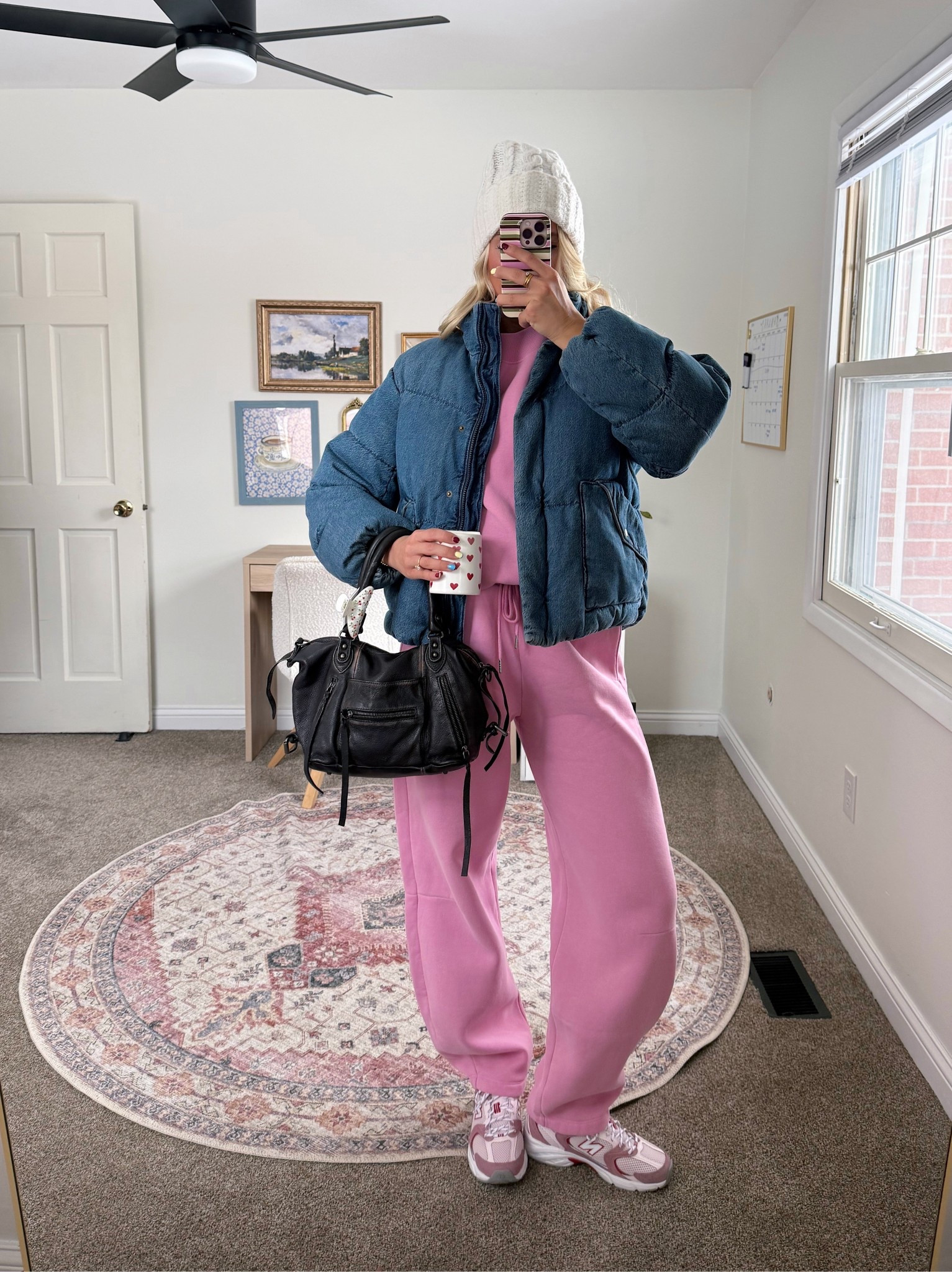 Wore this yesterday to run errands! This puffer over the set > 🩷🫐

#LTKootd #LTKValentine