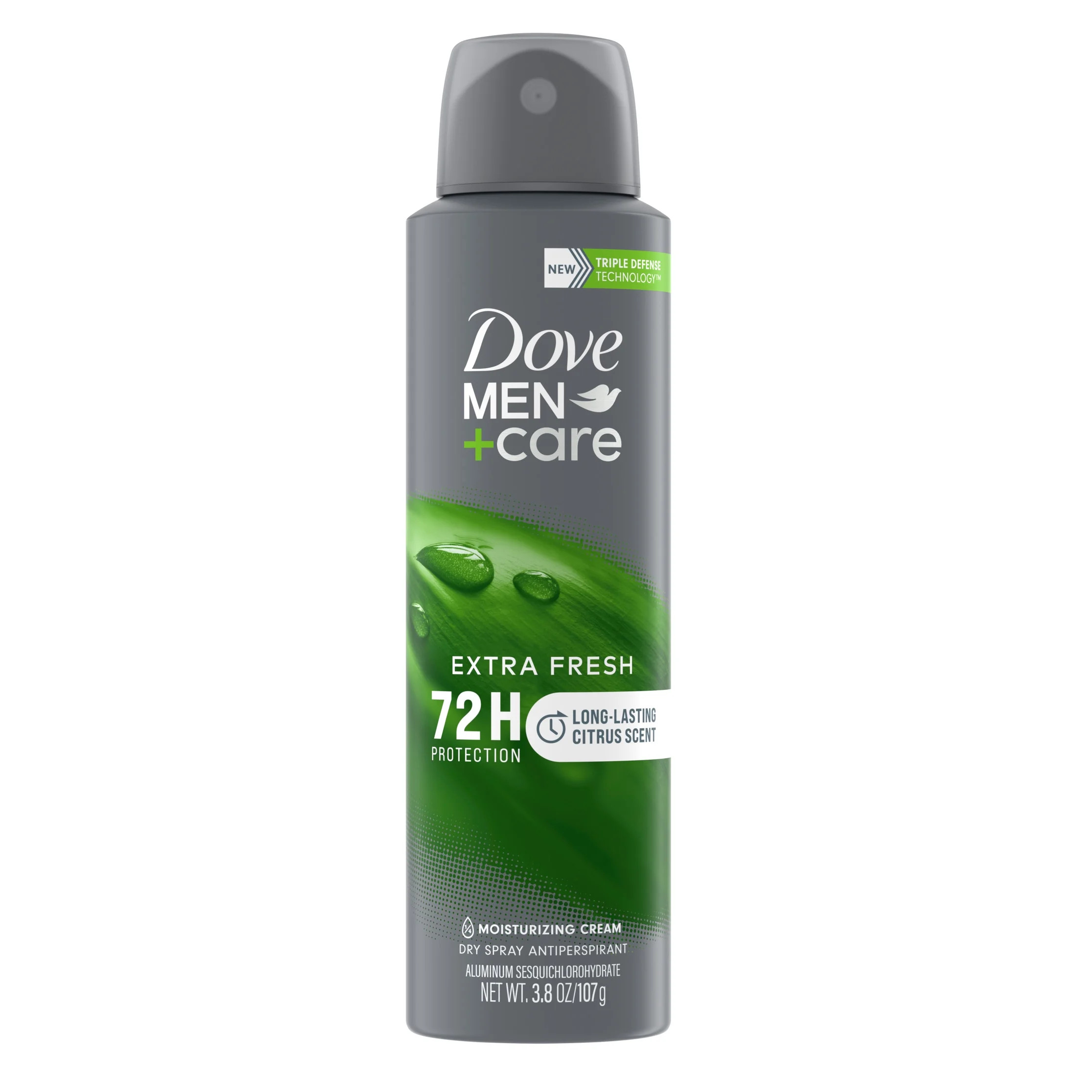 Dove Men+Care Extra Fresh Long Lasting Antiperspirant Deodorant Dry Spray, Citrus, 3.8 oz - Walma... | Walmart (US)