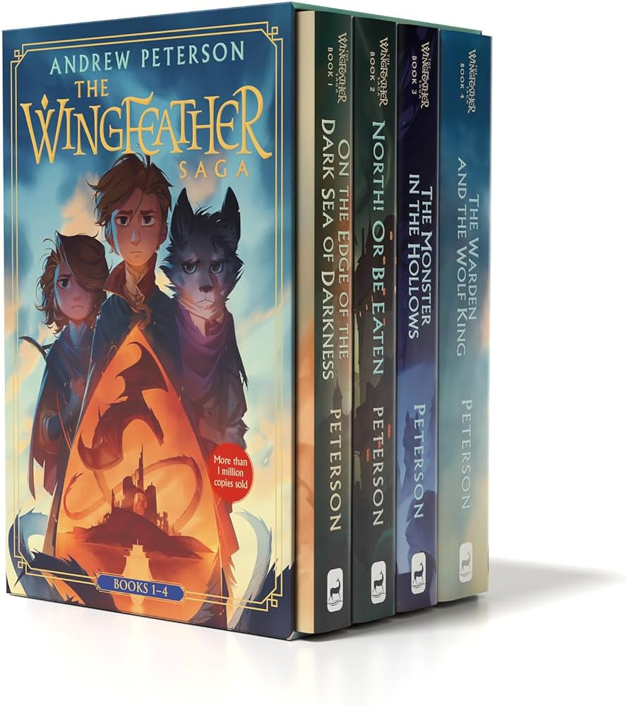 Wingfeather Saga Boxed Set: On the Edge of the Dark Sea of Darkness; North! Or Be Eaten; The Mons... | Amazon (US)