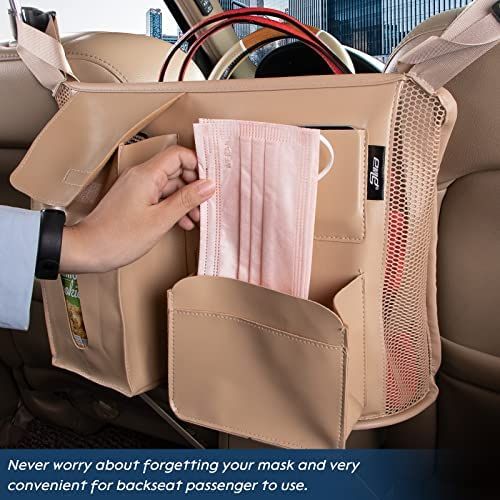 Car Seat Back Organizer, Net Purse Hangbag Holder for Car, Auto Driver Or Passenger Accessories Orga | Amazon (US)