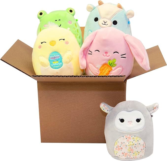 Squishmallows 5" Mystery Box Easter Plush 5 Pack - Officially Licensed Kellytoy - Collectible Sof... | Amazon (US)