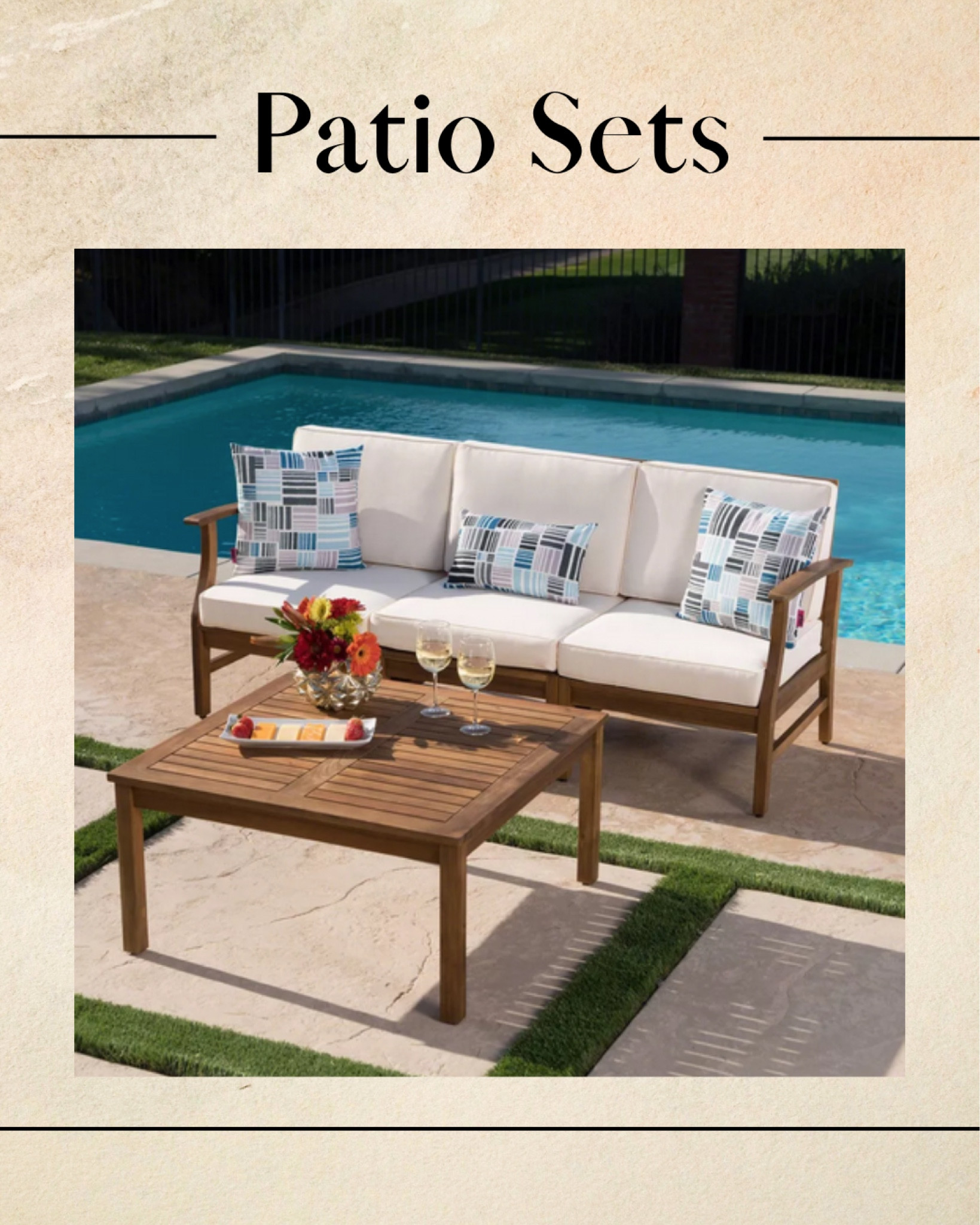 Check out the great patio sets at Target

Patio set, patio furniture, patio chair, outdoor furniture, patio couch, home, home decor, patio decor 

#LTKhome #LTKfamily #LTKSeasonal